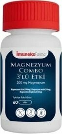 Imuneks Farma Imuneks Magnezyum Combo 3'Lü Etki 60 Tablet