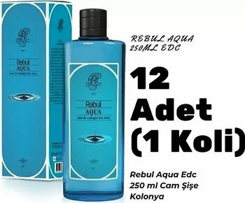 Rebul Aqua Kolonya 250 ml 12'li
