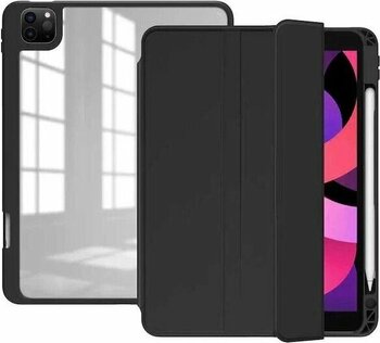 Kilifone iPad Pro 12.9 (2020) 4. Nesil Siyah Stand Olabilen Kılıf