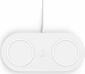 Belkin WIZ002VF Dual Beyaz Kablosuz Şarj Aleti