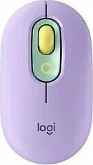 Logitech Pop Emoji Lila 4 Tuş Kablosuz Bluetooth Wireless 4000 DPI Kablosuz Mouse