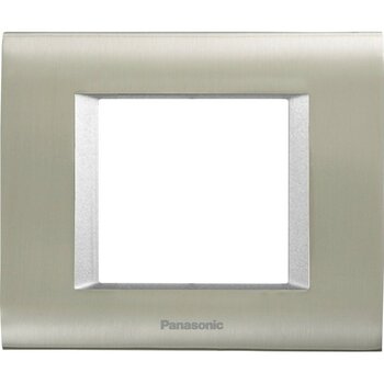 Viko Panasonic Thea 2m Sistema Inox Matt+metalik Beyaz Çerçeve - Wvtf18405ıb-tr