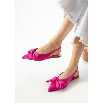 Veralya Cenya Fuşya Saten Babet Ayakkabı - 39