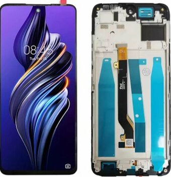 Tecno Pova 3 Uyumlu Çıtalı Lcd Ekran Dokunmatik Çok Renkli
