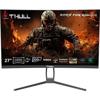 Thull Vision TG-VSN27C-200 27 inç 16:9 16.7 Milyon Renk Kavisli VA 200 Hz 1920x1080 Oyuncu Monitörü
