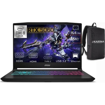 Msı Katana 15 Hx I9-14900HX B14WFK-450XTR-06 48GB 2tb RTX5060 8gb Freedos 15.6" Qhd Gaming Laptop & B14WFK450XTRK06 - 2 TB - 48 GB