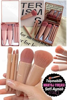 Gaggani 5'li Mini Seyahat Makyaj Fırçaları 5 adet Makyaj Fırça Seti