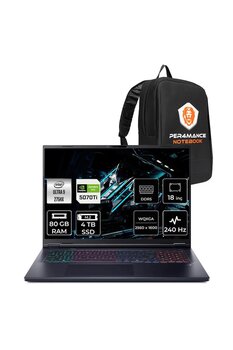 Predator Helios Neo18 Ultra9 275hx 80gb 4tb Ssd Rtx5070ti/12gb 18" Qhd+ Fdos Gaming Laptop