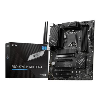 Msı Pro B760-P Wıfı Intel B760 Lga1700 Ddr4 5333Mhz (Oc) Hdmı/Dp M.2 Wi-Fi Rgb Matx Anakart