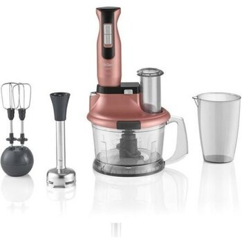 Pembe Çok Fonksiyonlu 1500 W Blender Seti, Hızlı ve Kolay Kullanım