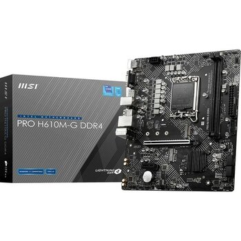 MSI Pro H610M-G DDR4 3200MHz (OC) M.2 1700p mATX Anakart