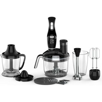 Sem Plastik SK235 Narenciye Sıkacaklı Blender Seti 1,5 L  1200 Watt + - Siyah