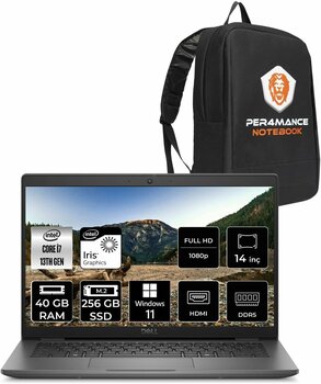 Dell Latitude 3450 i7 1355U 40GB DDR5 256GB SSD 14'' IPS W11H Taşınabilir Bilgisayar & PER4 ÇANTA
