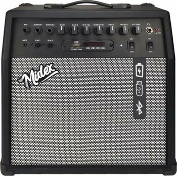 Midex MGA-50USB-BT taşınabilir gitar amfisi 50 Watt Elektro Gitar Amfisi