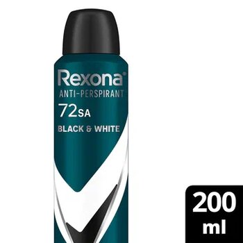 Rexona Invisible Black & White 200 ml Erkek Sprey Deodorant
