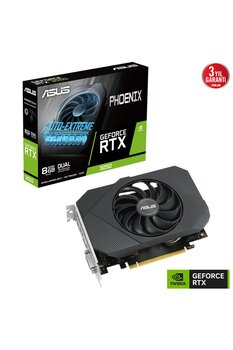 ASUS DUAL-RTX3050-O8G-V2 8GB Geforce RTX3050 GDDR6 128bit HDMI DVI/DP 16x Ekran Kartı