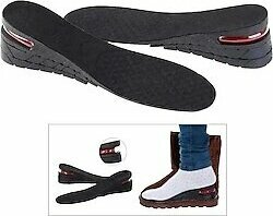 7 cm Hava Yastıklı Boy Uzatıcı Uzatma Tabanı Gizli Tabanlık Uzatan Topuk Tam Boy Ayakkabı Tabanlığı