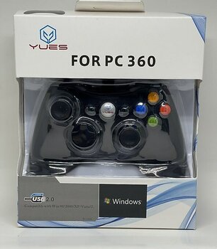 YUES PC Gamepad Bilgisayar Oyun Kolu PC Uyumlu Joystick Kablolu