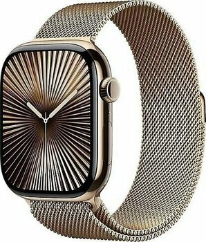 Apple Watch Series 10 GPS + Cellular 46 mm Milano Loop Altın Akıllı Saat