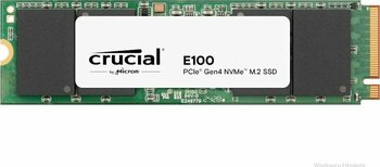 Crucial E100 2tb Pcıe Gen4 2280 Nvme M.2 Ssd Ct2000e100ssd8