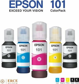 Epson 101 Ecotank 4 Renk L6270 Uyumlu Mürekkep Takımı