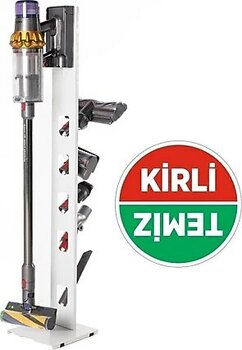 Thorqtech Dyson Gen5 Detect Uyumlu Dikey Süpürge Standı Dyson V15 - V12 - V11 - V10 - V8 Modellere Uyumlu - Beyaz
