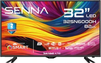 Senna 32SN6000H HD 32" 82 Ekran Uydu Alıcılı Android Smart LED TV