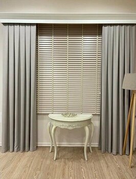 Brillant Cappuccino Rengi Ahşap Jaluzi Perde