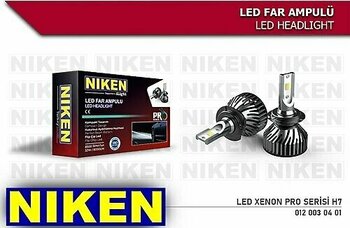 Niken Pro Serisi LED Xenon Far Ampulü - H7