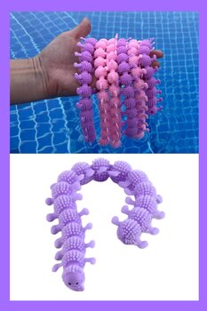 Hyd 1 Adet Stres Giderici Oyuncak Squishy Sukuşi Duyusal Oyuncak Esnek Yumuşak Havuz Plaj Oyuncağı