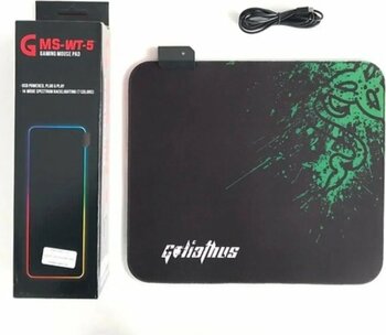 Battunique Led Işıklı Desenli Kaymaz Tabanlı 35x30 cm Mouse Pad