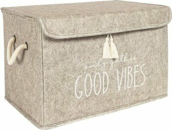 Keçe Kapaklı Mini Kutu Katlanabilir Saklama Kutusu Baskılı Çok Amaçlı Kutu Kpaklı Basket 35*23*23