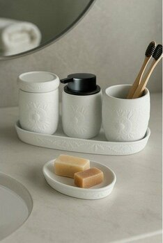 Primanova Clista 5'li Banyo Seti - Beyaz