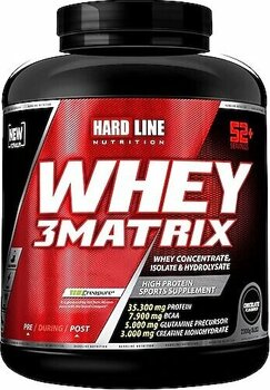 Hardline Nutrition Whey 3 Matrix Protein Tozu 2300 gr Çikolatalı