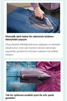 Philips DST8040/30 Azur 8000 Serisi 3000 W Buharlı Ütü ütü