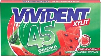 Vivident 45Dk Cüzdan Karpuzlu Sakız 26G