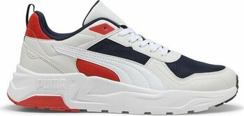Puma Trinity 2 LT Beyaz Erkek Sneaker - 43 - Beyaz - Kırmızı