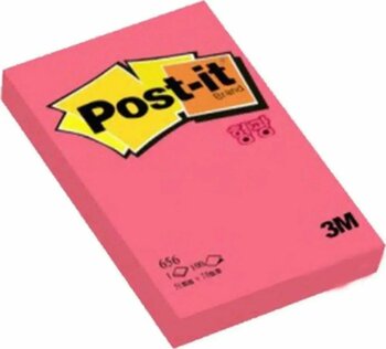 Post-it Pembe 51x76 mm Yapışkanlı Not Kağıdı