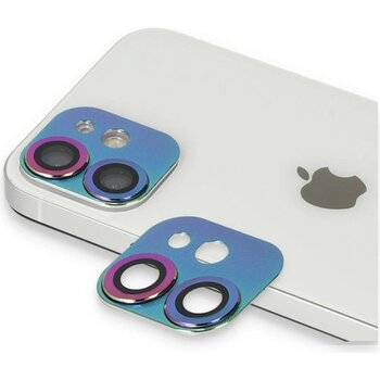 Newface Brmoretr New Iphone 11 Pers Alüminyum Kamera Lens - Rainbow - Gökkuşağı
