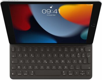 Apple Smart Keyboard: 10.5 inç iPad Pro, iPad Air (3. nesil) ve iPad (7., 8., ve 9. nesil) için iPad klavyesi ve kılıfı, rahat yazma deneyimi, Türkçe F Klavye