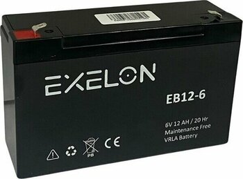Exelon 6V 12 Ah Akü Kuru Tip (151*51*100) (1.65 Kg) Vrla Battery