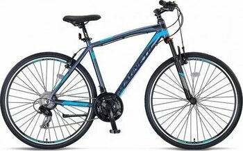 Ümit Magnetic 2D Antrasit/mavi 28 Jant Şehir Bisikleti