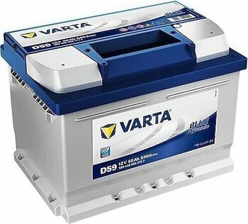 Varta Blue Dynamic D59 Alçak Tip 12 V 60 Ah 540 CCA Akü