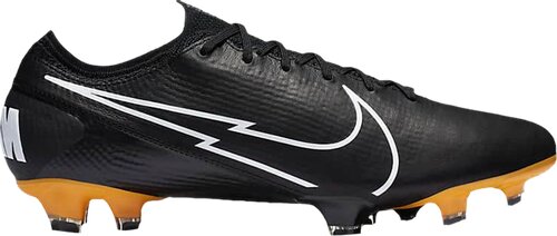 Black top gold mercurial