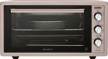 Simfer 4509 Rose Gold 45 Litre Midi/Mini Fırın - Pembe