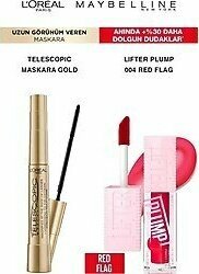 Loreal Telescopic Maskara-Maybelline Lifter Plump 004