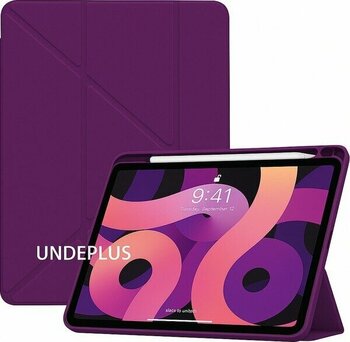 MobaxAksesuar Apple iPad Air 11INÇ M2/m3 2025-2024 Kılıf Kalem Bölmeli Trifolding Case - iP Air 11inç M3/M2 - Koyu Mor