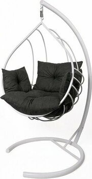 Damla Salıncak -Armut Salıncak - Bahçe ve Balkon Salıncağı - Antrasit