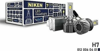 Niken 12v-24v H7 Csp Led Xenon Far Ampul Seti 6500k 24000 Lümen 90w Canbus Nova Serisi