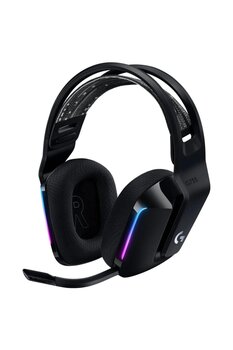 logitech Black 7.1 Surround Rgb Mikrofonlu Lightspeed Kablosuz Gaming Oyuncu Kulaklığı 981-000864